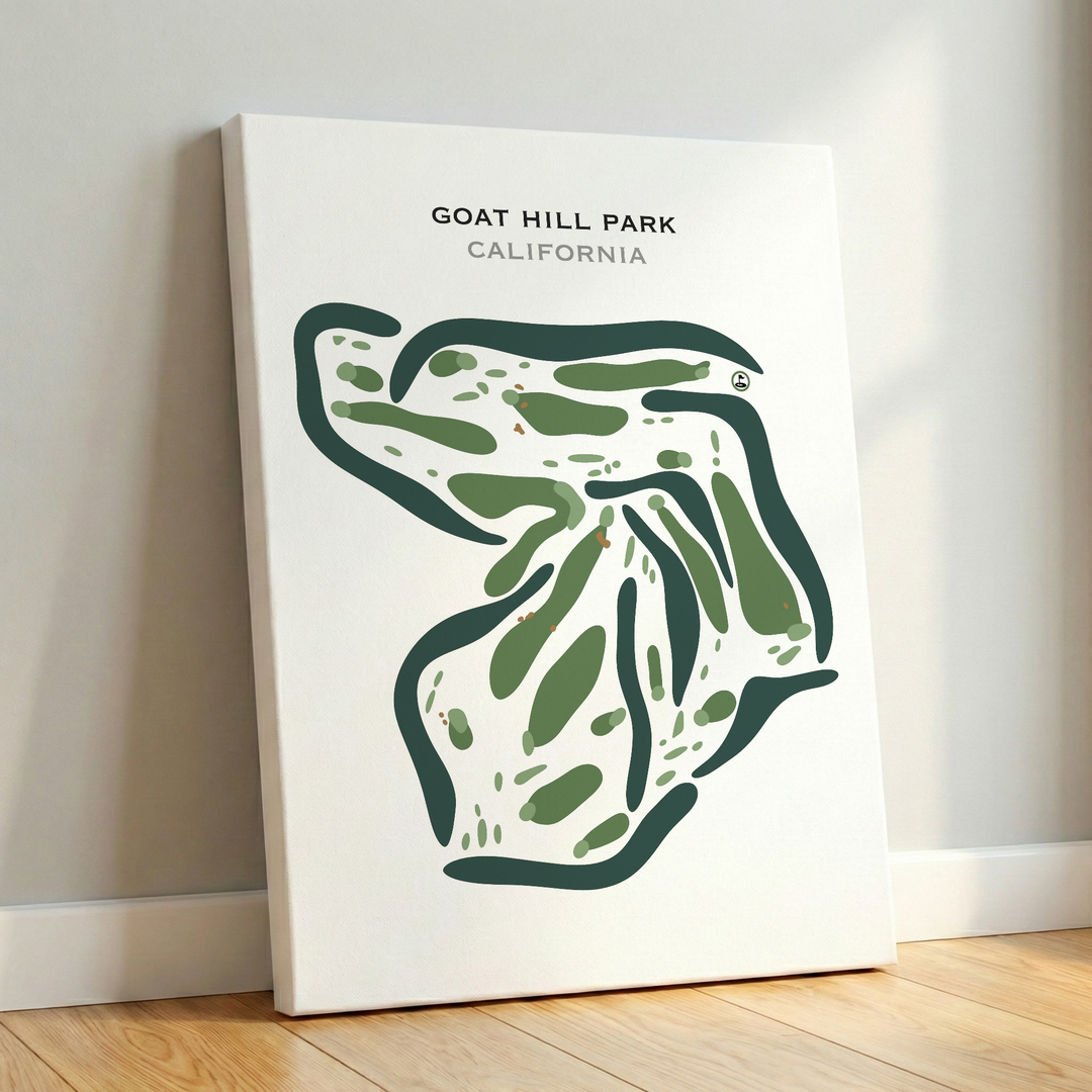 Goat Hill Park, California - Printed Golf Courses