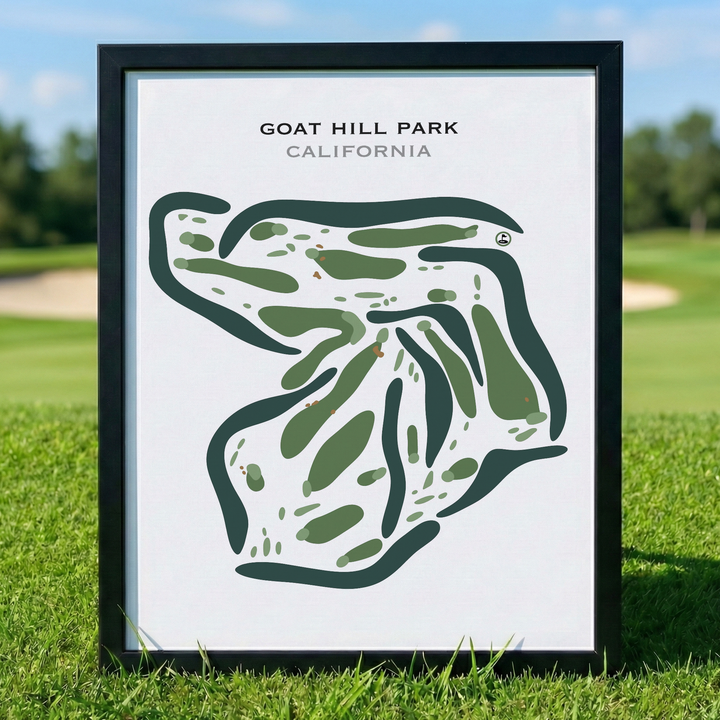 Goat Hill Park, California - Printed Golf Courses