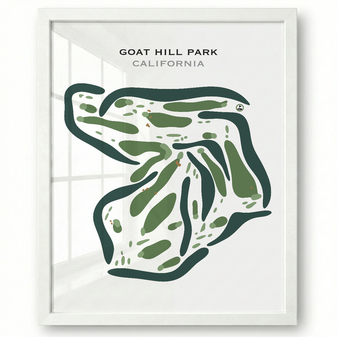 Goat Hill Park, California - Printed Golf Courses