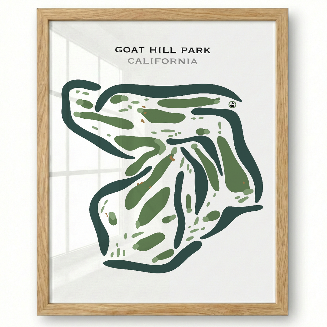 Goat Hill Park, California - Printed Golf Courses