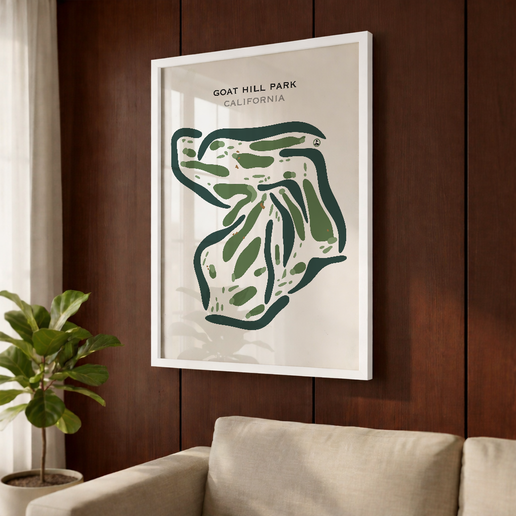 Goat Hill Park, California - Printed Golf Courses