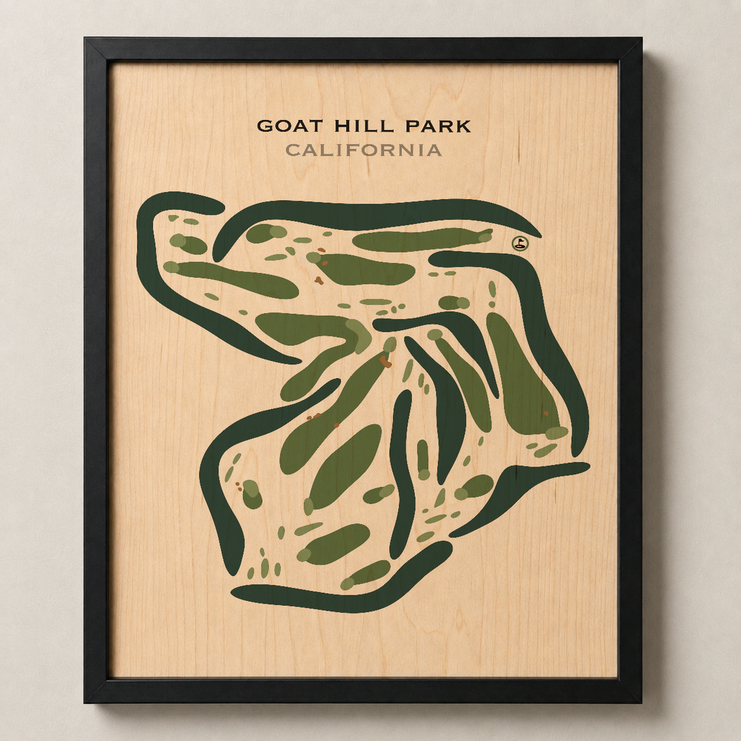 Goat Hill Park, California - Printed Golf Courses