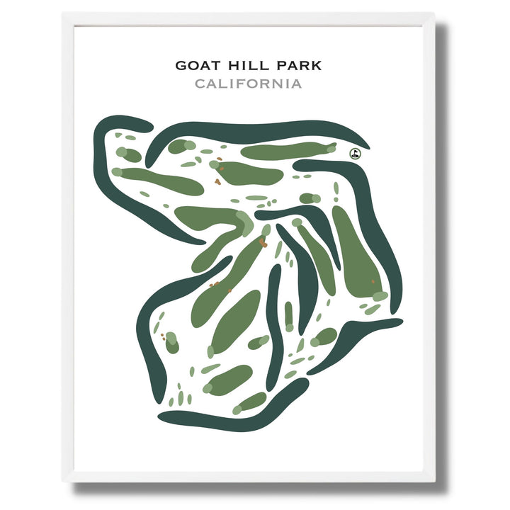 Goat Hill Park, California - Printed Golf Courses