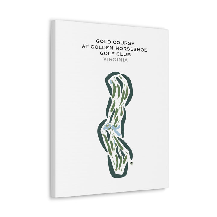 The Gold Course at Golden Horseshoe Golf Club, Virginia - Printed Golf Courses