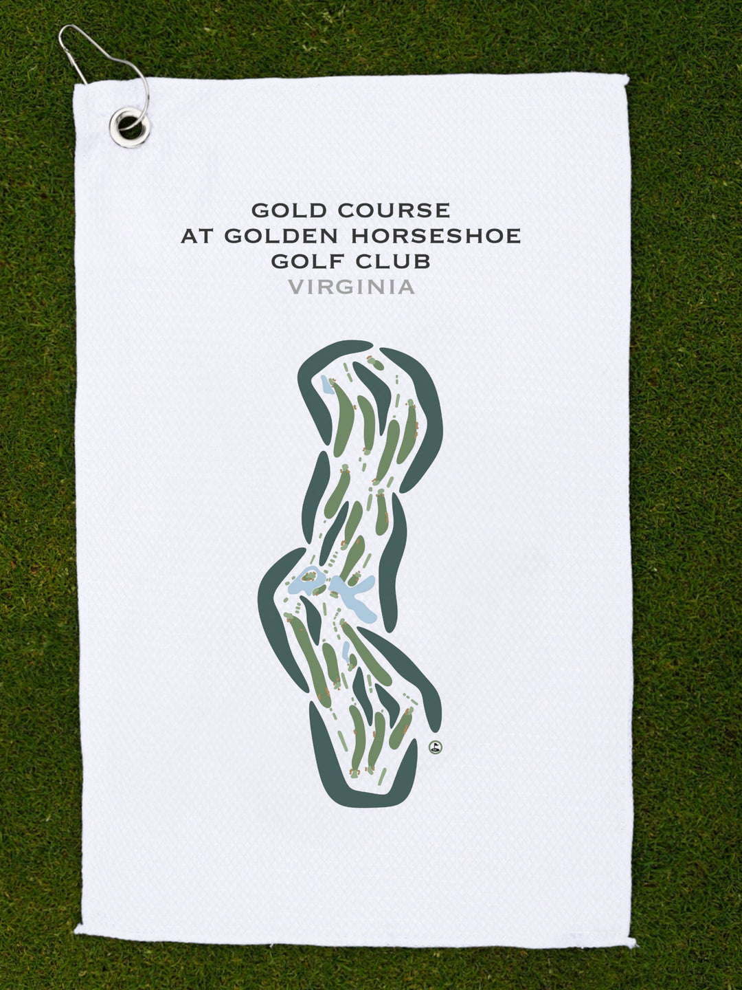 The Gold Course at Golden Horseshoe Golf Club, Virginia - Printed Golf Courses