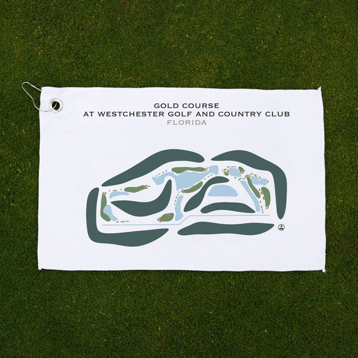 Gold Course at Westchester Golf & Country Club, Florida - Printed Golf Courses