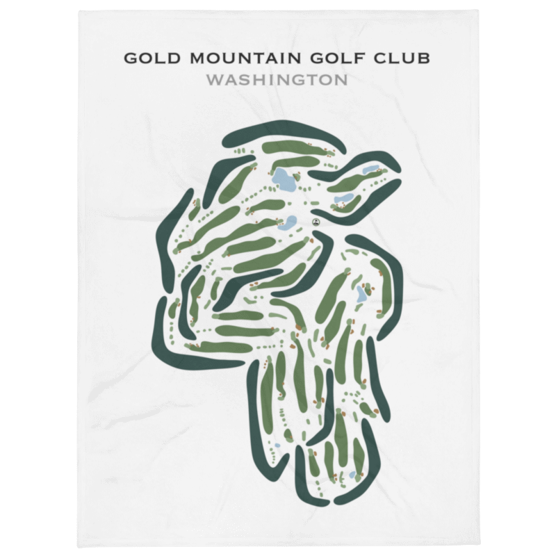 Gold Mountain Golf Club, Washington - Printed Golf Courses