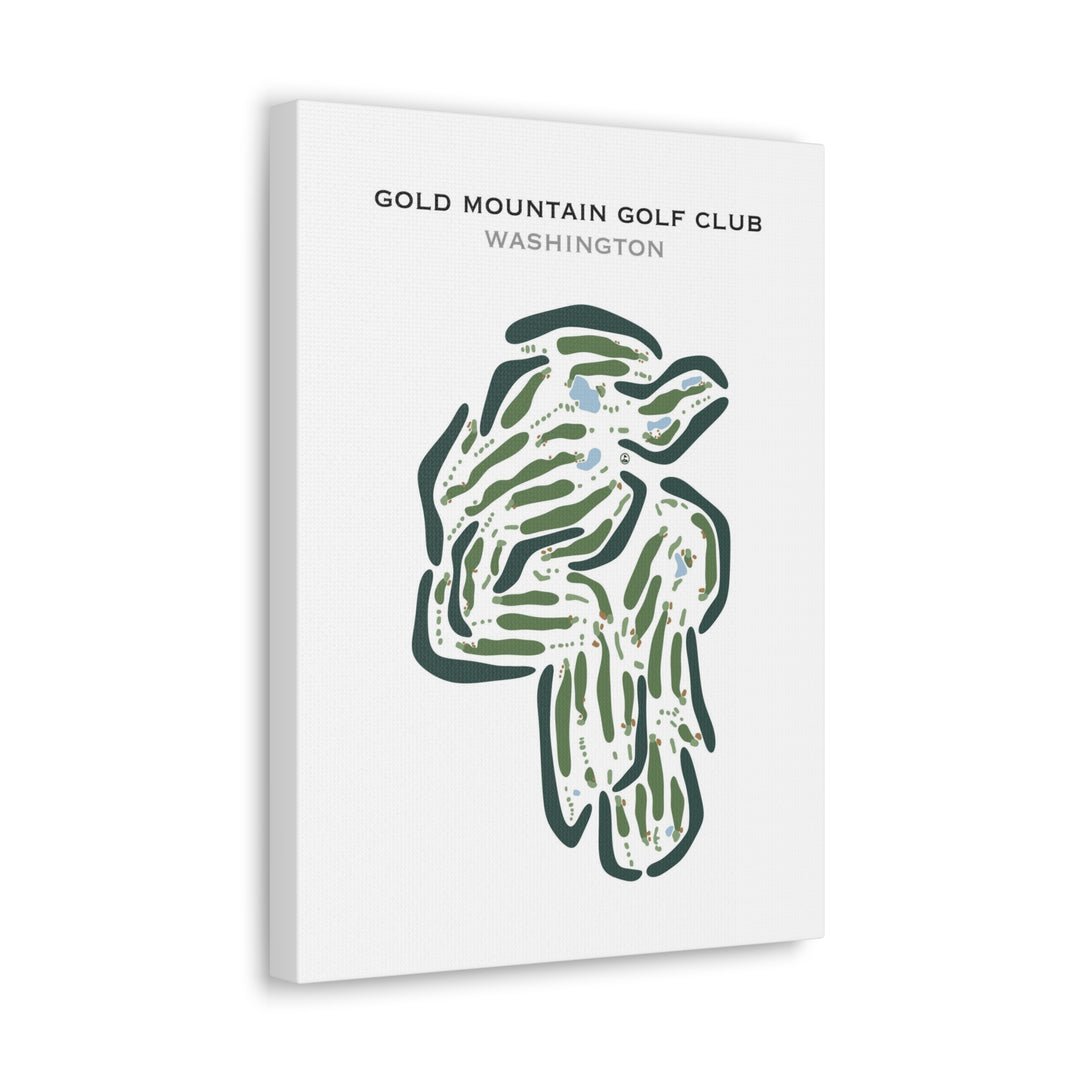 Gold Mountain Golf Club, Washington - Printed Golf Courses