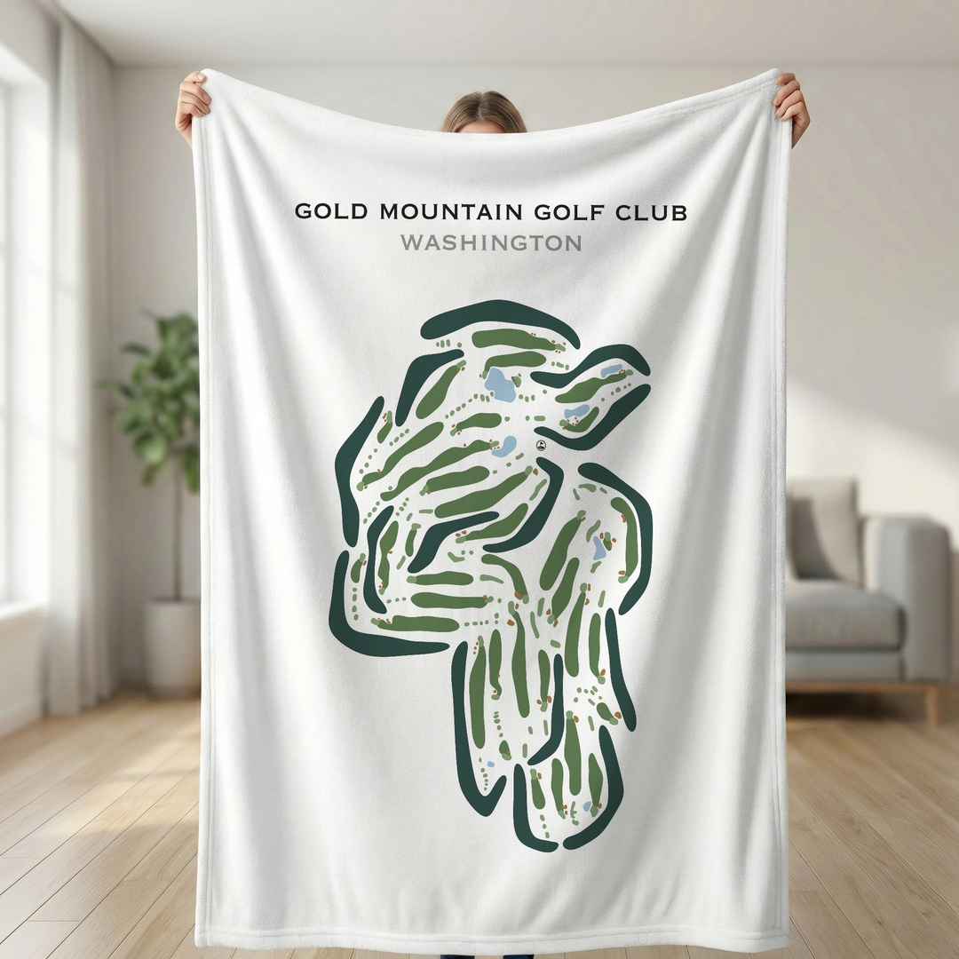 Gold Mountain Golf Club, Washington - Printed Golf Courses