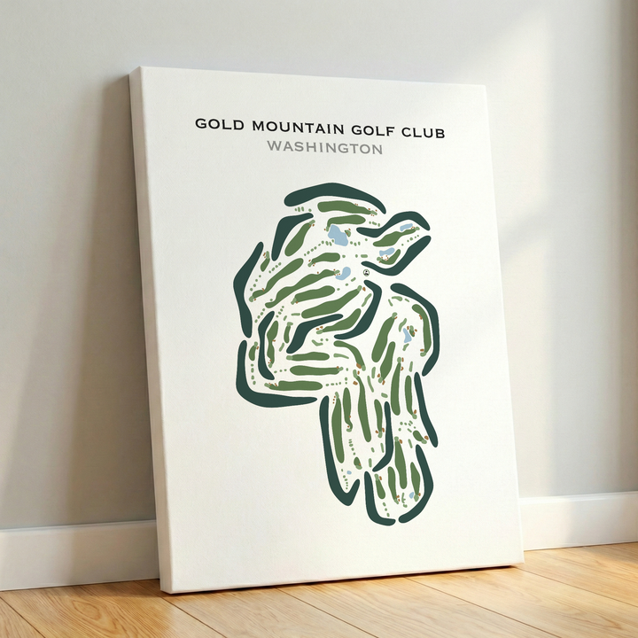Gold Mountain Golf Club, Washington - Printed Golf Courses