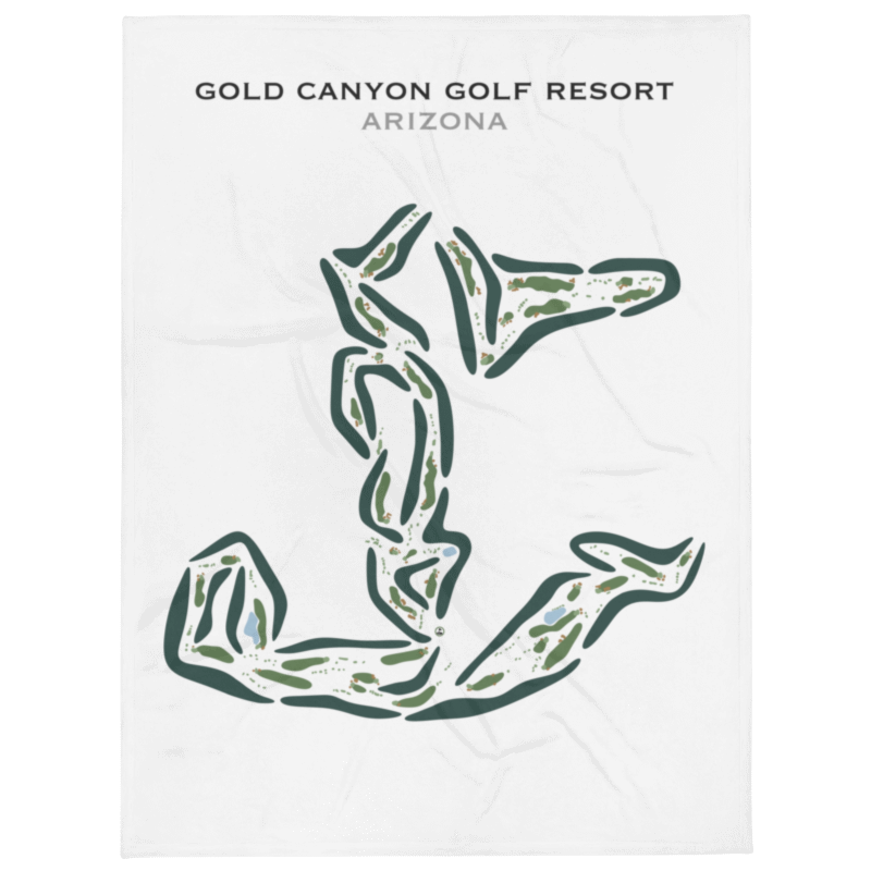 Gold Canyon Golf Resort, Arizona - Printed Golf Courses