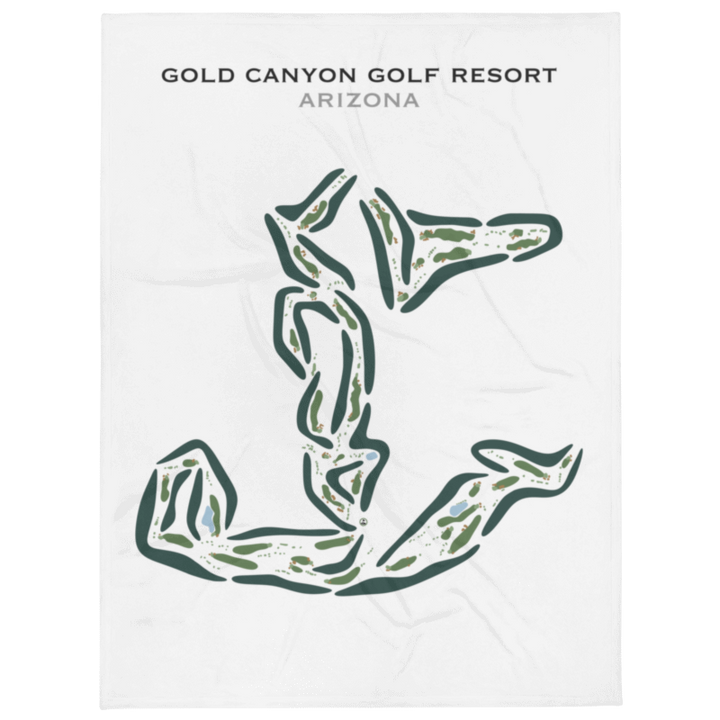 Gold Canyon Golf Resort, Arizona - Printed Golf Courses