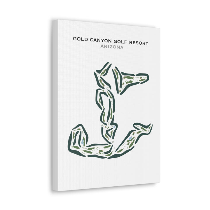 Gold Canyon Golf Resort, Arizona - Printed Golf Courses