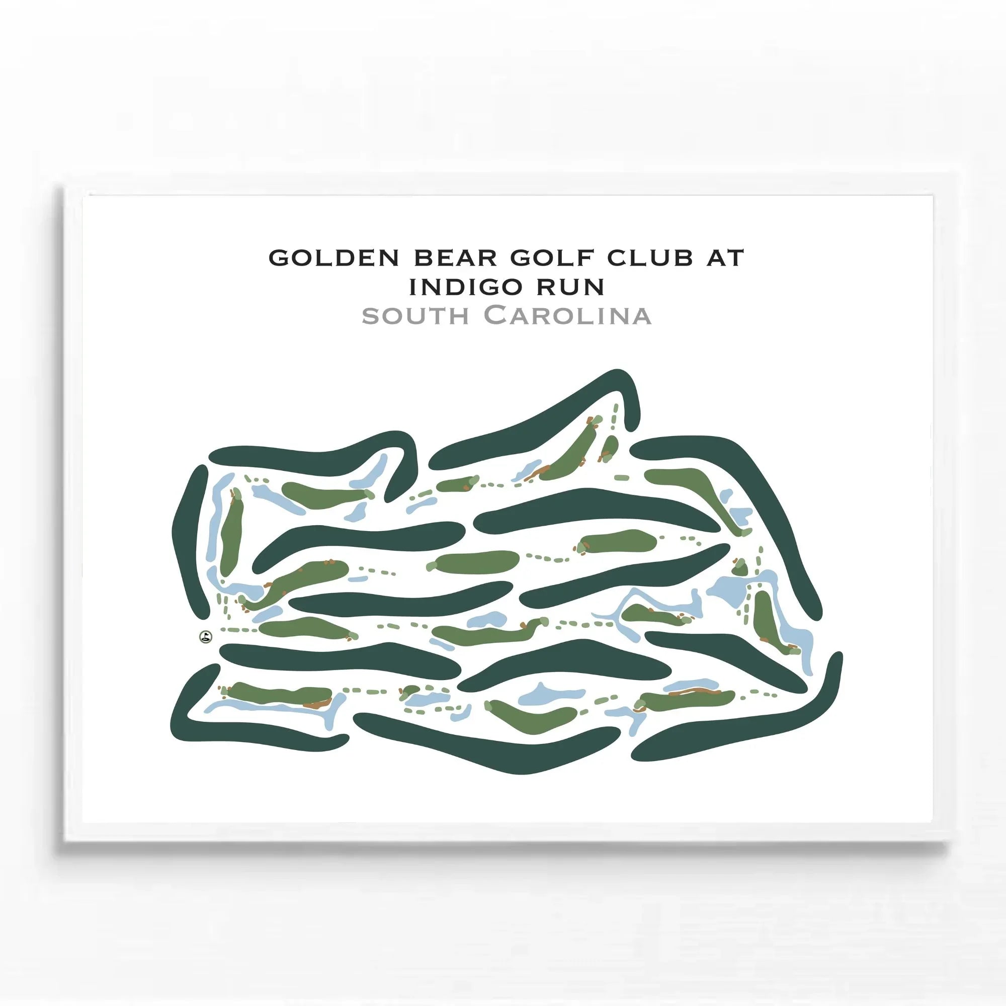 Buy the best printed golf course Golden Bear Golf Club at Indigo