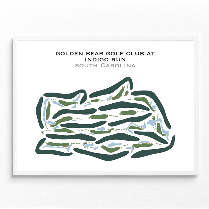 Golden Bear Golf Club at Indigo Run, South Carolina - Printed Golf Courses