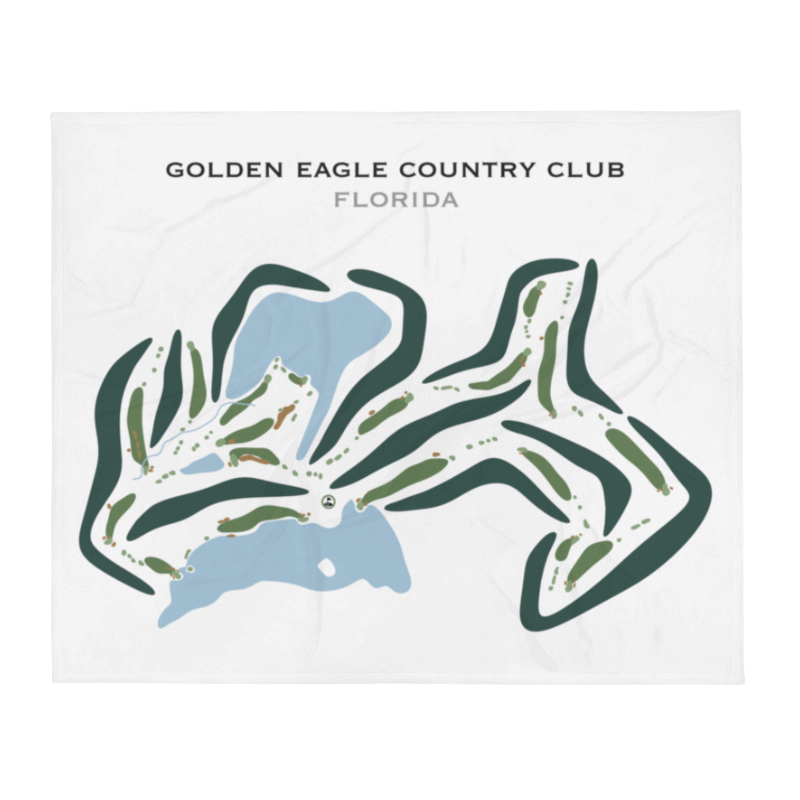 Golden Eagle Country Club, Florida - Printed Golf Courses