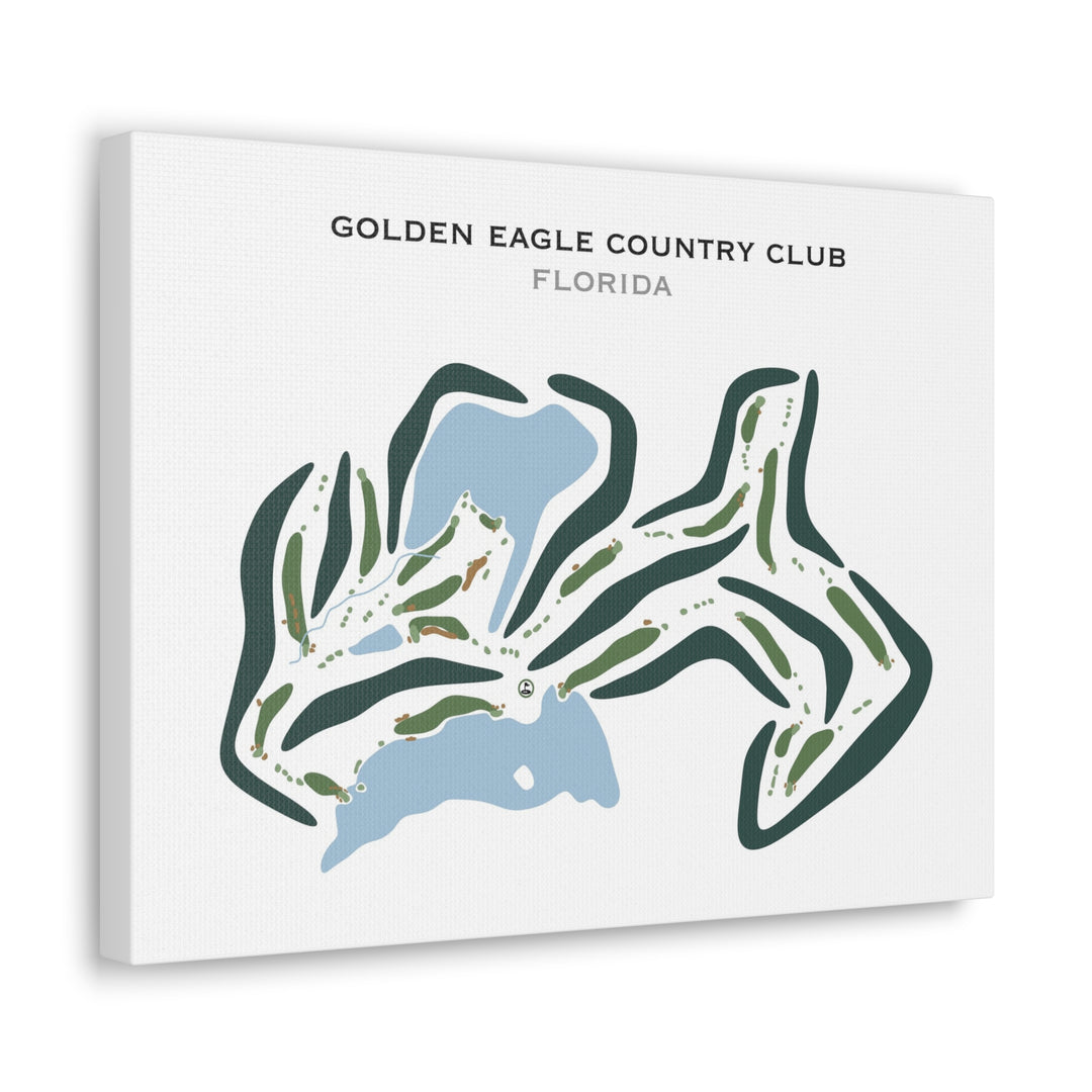 Golden Eagle Country Club, Florida - Printed Golf Courses