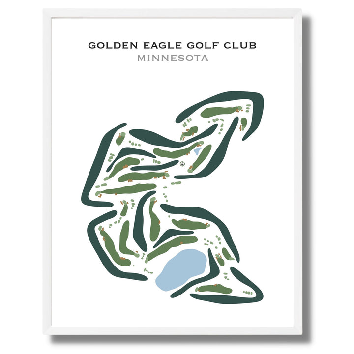 Golden Eagle Golf Club, Minnesota - Printed Golf Courses