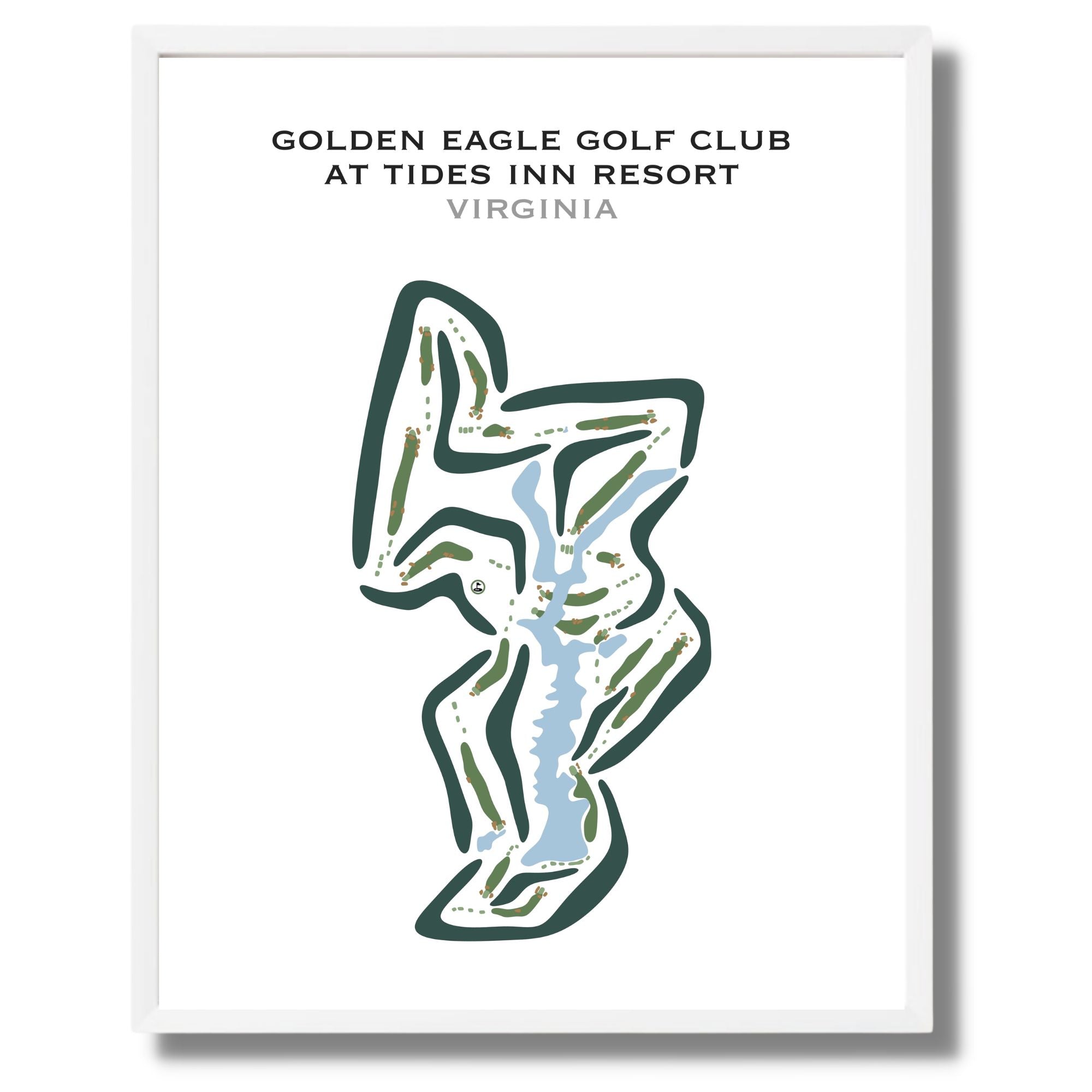 Buy the best printed golf course Golden Eagle Golf Course at The Tides ...