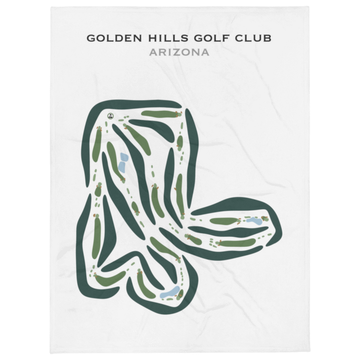 Golden Hills Golf Club, Arizona - Printed Golf Courses