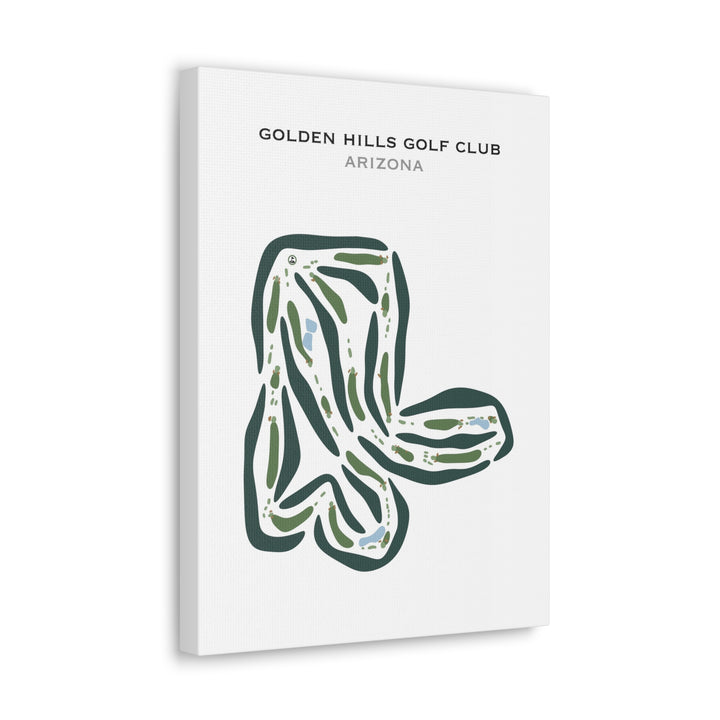 Golden Hills Golf Club, Arizona - Printed Golf Courses