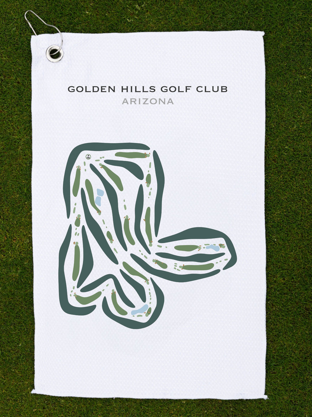 Golden Hills Golf Club, Arizona - Printed Golf Courses