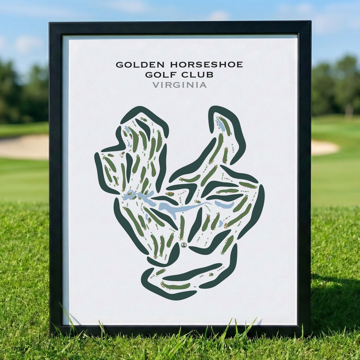Golden Horseshoe Golf Club, Virginia - Printed Golf Courses