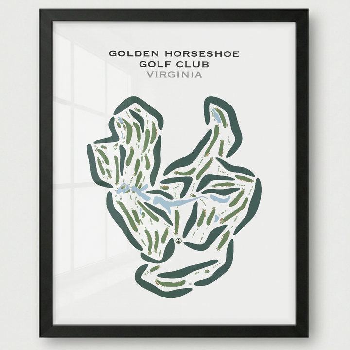 Golden Horseshoe Golf Club, Virginia - Printed Golf Courses