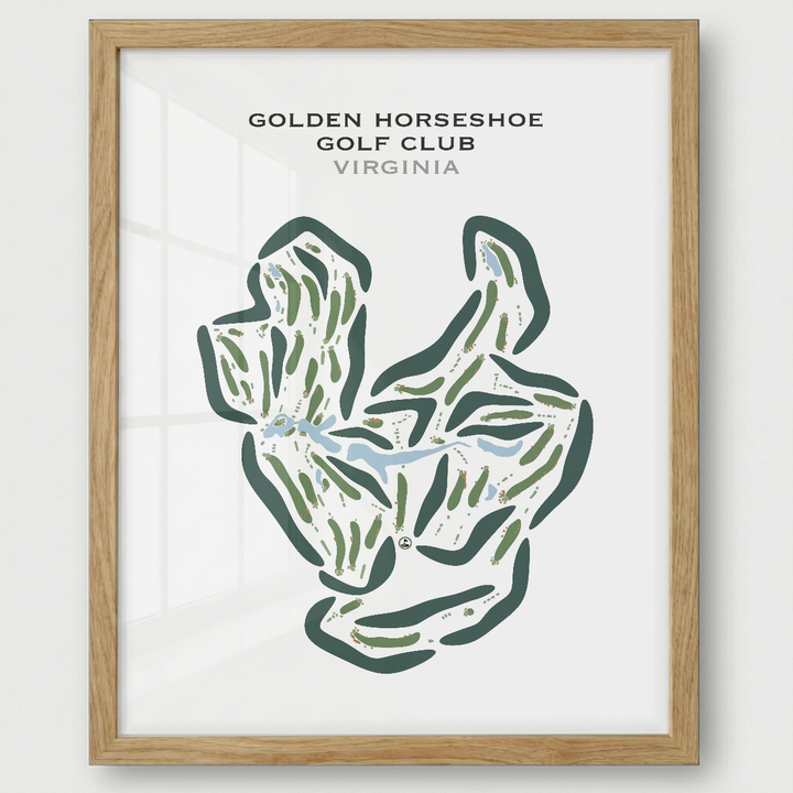 Golden Horseshoe Golf Club, Virginia - Printed Golf Courses