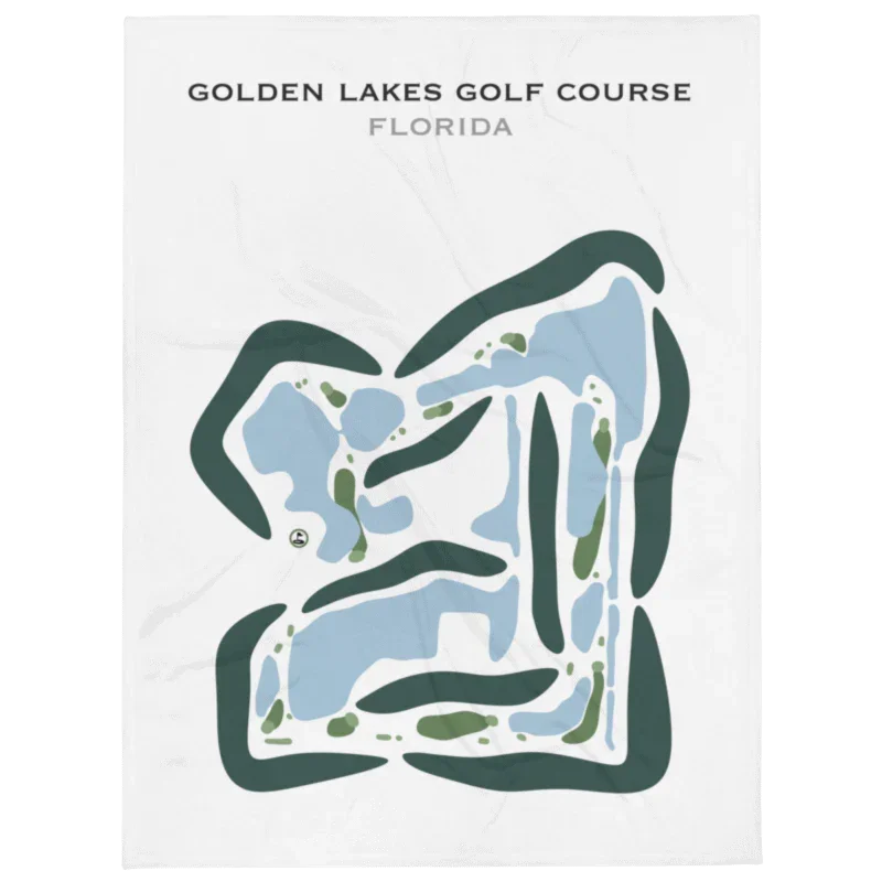 Golden Lakes Golf Course, Florida - Printed Golf Courses