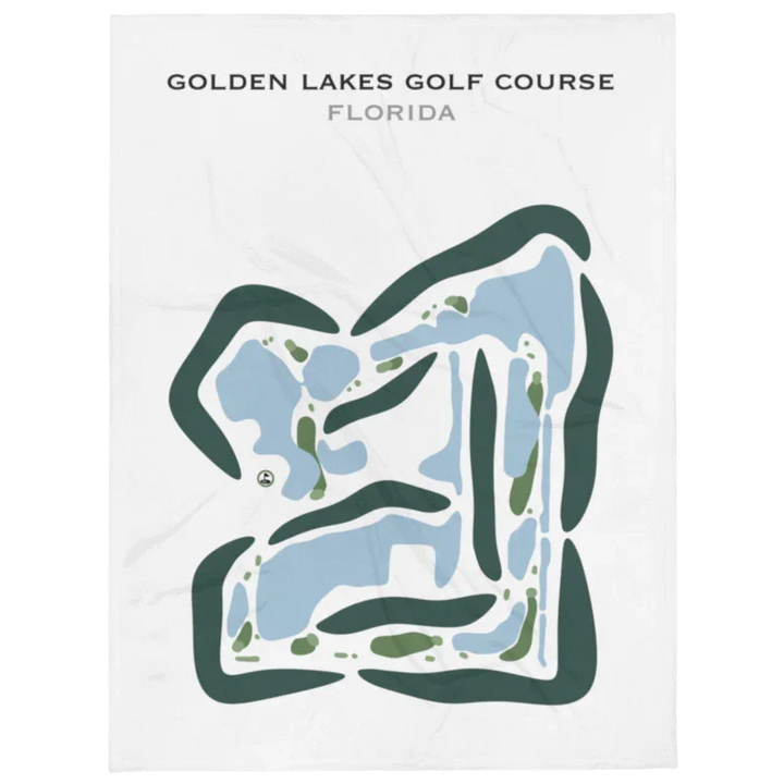 Golden Lakes Golf Course, Florida - Printed Golf Courses