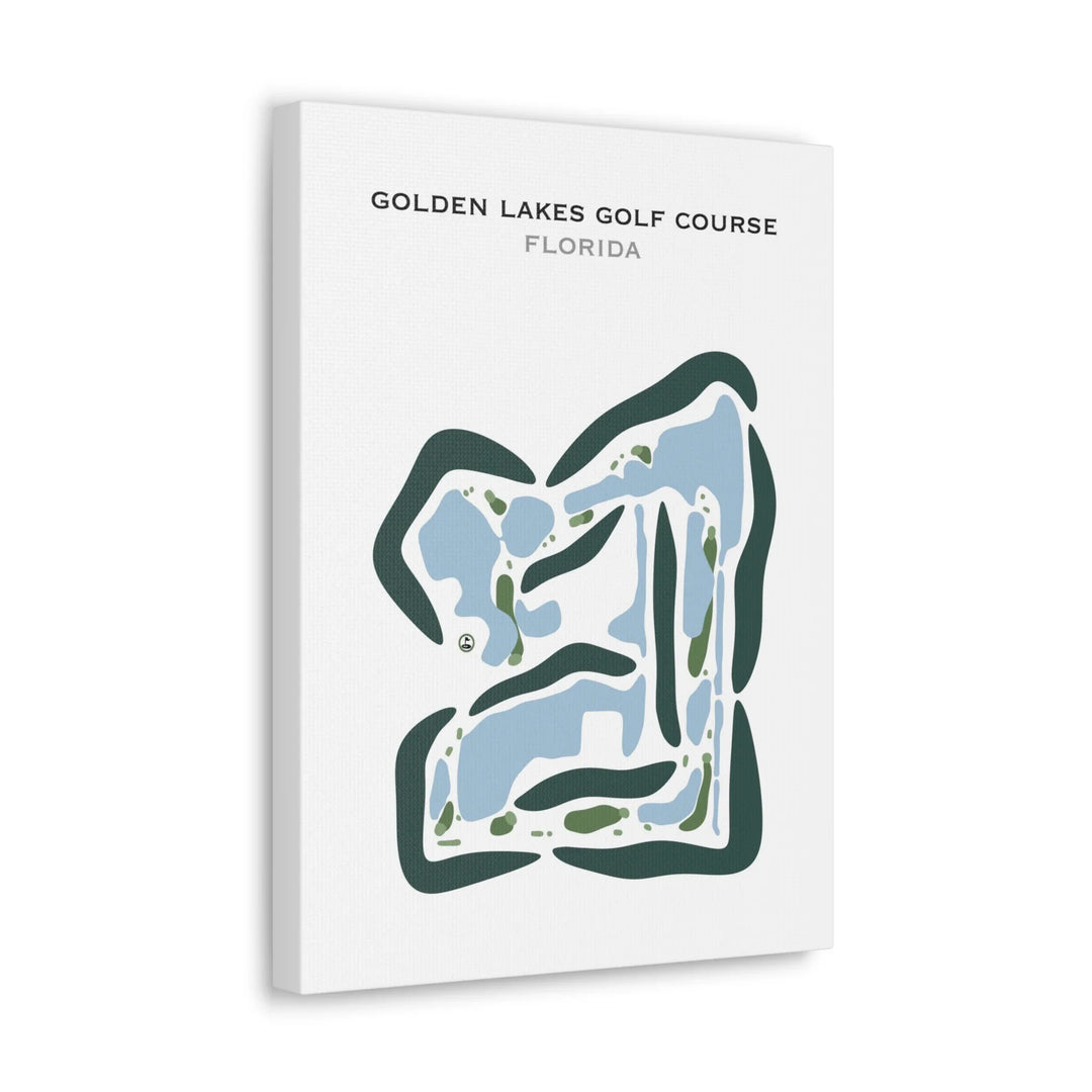 Golden Lakes Golf Course, Florida - Printed Golf Courses