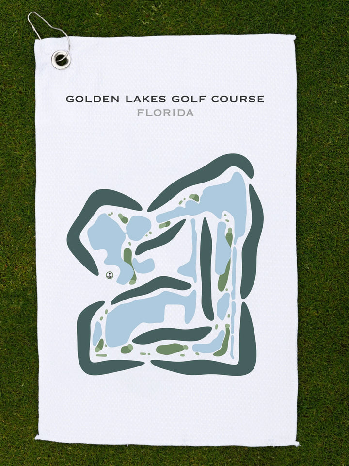 Golden Lakes Golf Course, Florida - Printed Golf Courses
