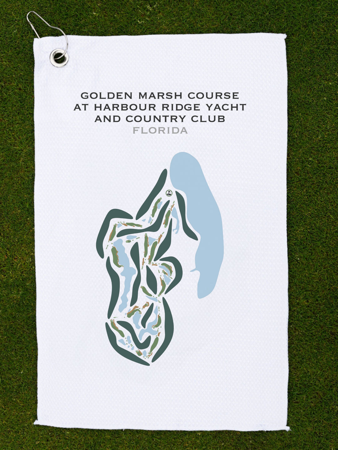 Golden Marsh Course at Harbour Ridge Yacht & Country Club, Florida - Printed Golf Courses