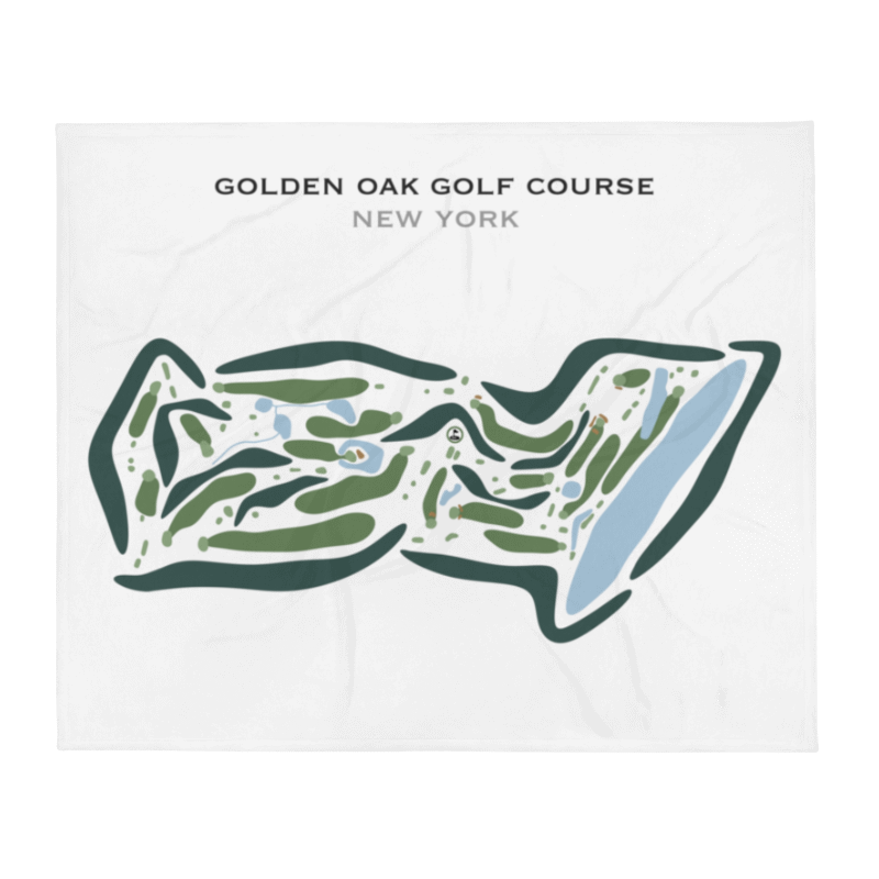 Golden Oak Golf Course, New York - Printed Golf Courses