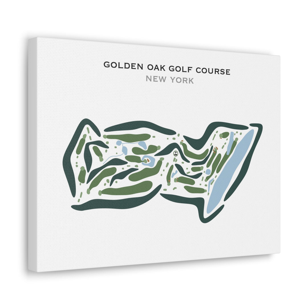 Golden Oak Golf Course, New York - Printed Golf Courses