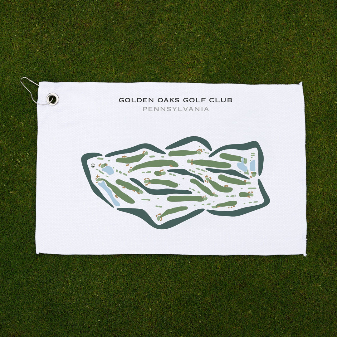 Golden Oaks Golf Club, Pennsylvania - Printed Golf Courses