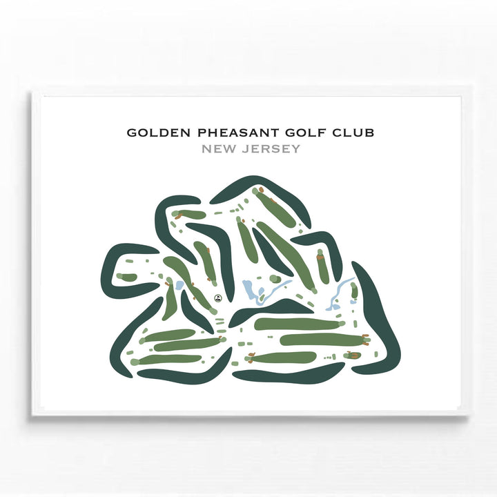 Golden Pheasant Golf Club, New Jersey - Printed Golf Courses