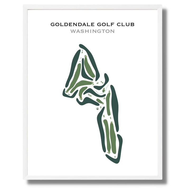 Goldendale Golf Club, Washington - Printed Golf Courses