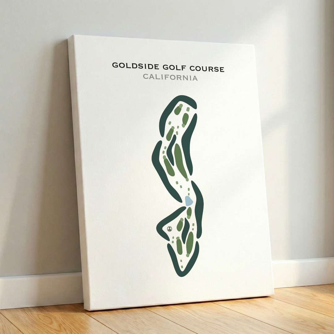 Goldside Golf Course, California - Printed Golf Courses