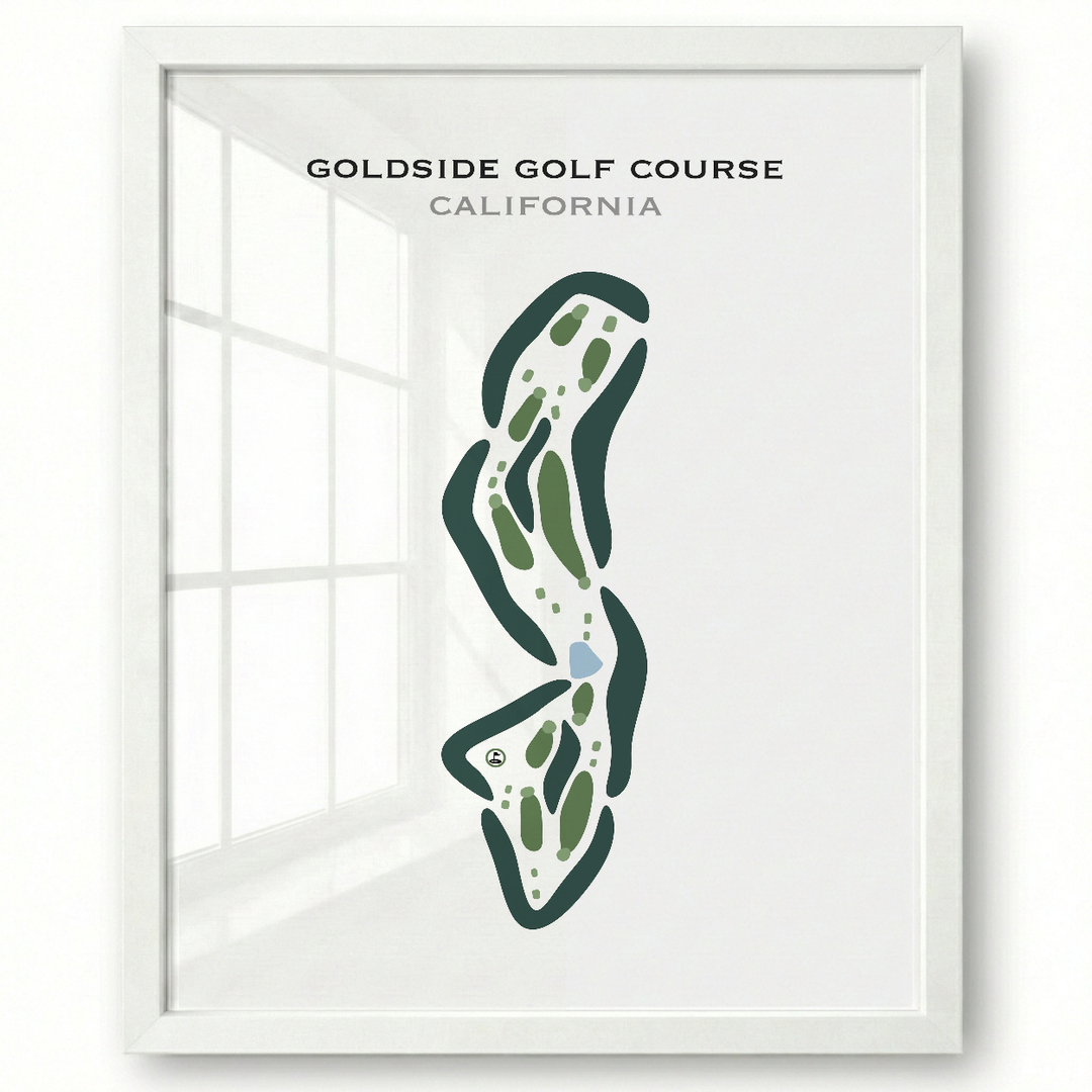 Goldside Golf Course, California - Printed Golf Courses