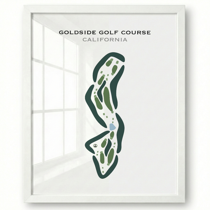 Goldside Golf Course, California - Printed Golf Courses
