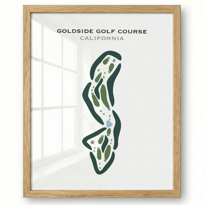 Goldside Golf Course, California - Printed Golf Courses