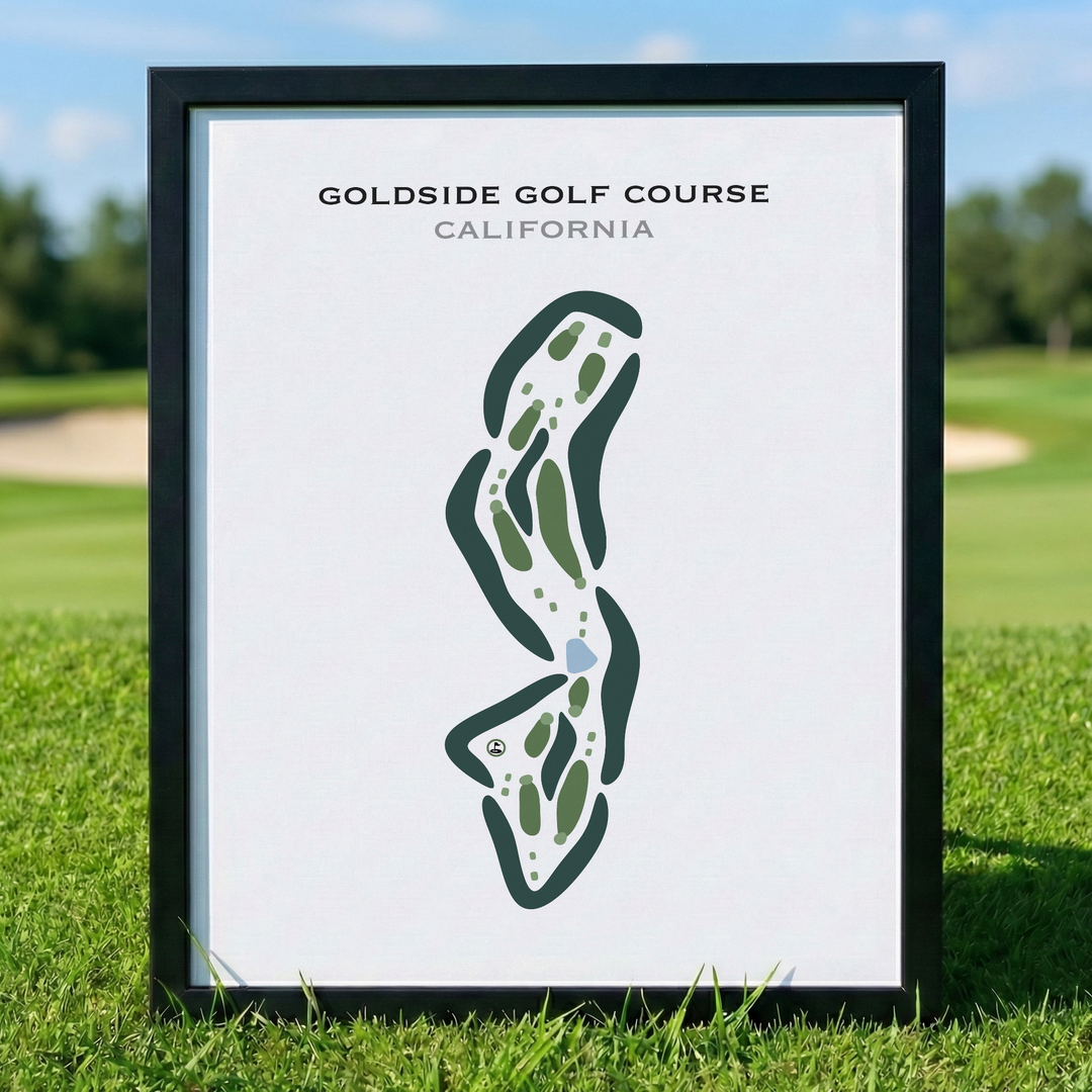 Goldside Golf Course, California - Printed Golf Courses