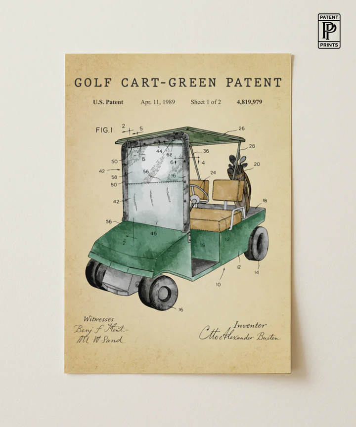 Golf Cart-Green Patent
