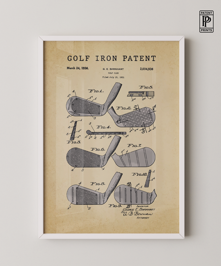 Golf Iron Patent