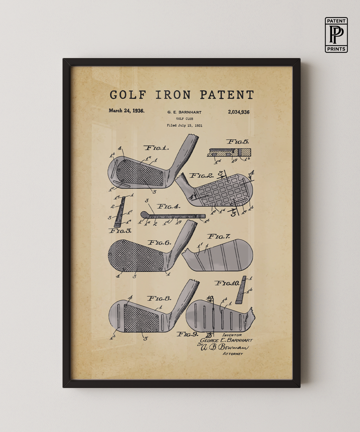 Golf Iron Patent