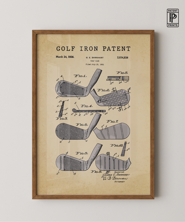 Golf Iron Patent