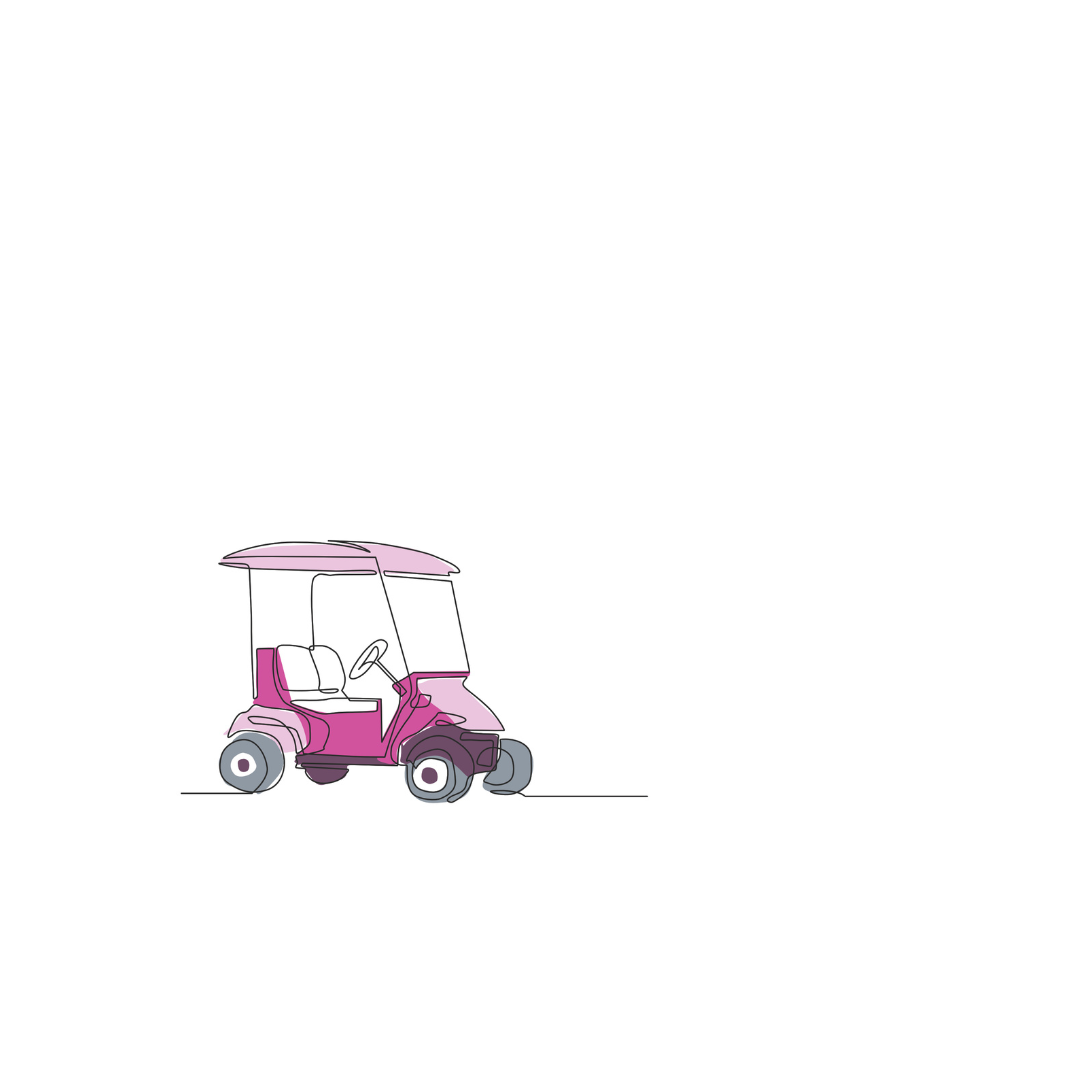 Golf Kart - Pink