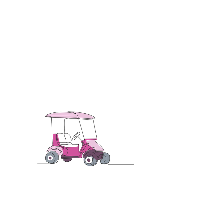 Golf Kart - Pink